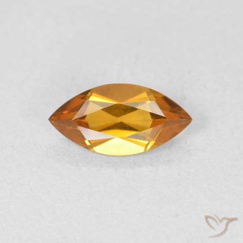 0.48ct 天然 ゴールド シトリン, マーキーズ, VVS