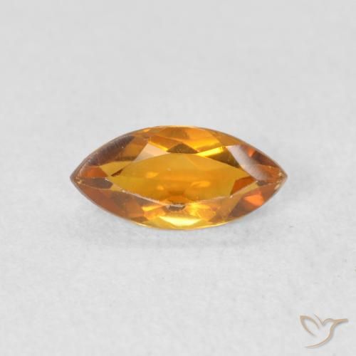 0.46ct 天然 ゴールド シトリン, マーキーズ, VVS-VS
