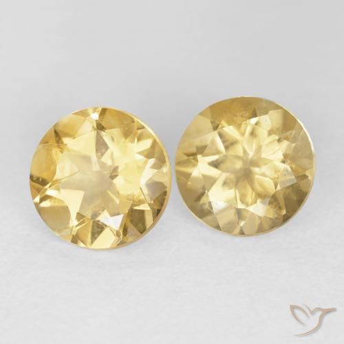 Shop natural 3.60ct ゴールド シトリン gems, ラウンド, from ブラジル at GemSelect. In stock, global shipping!
