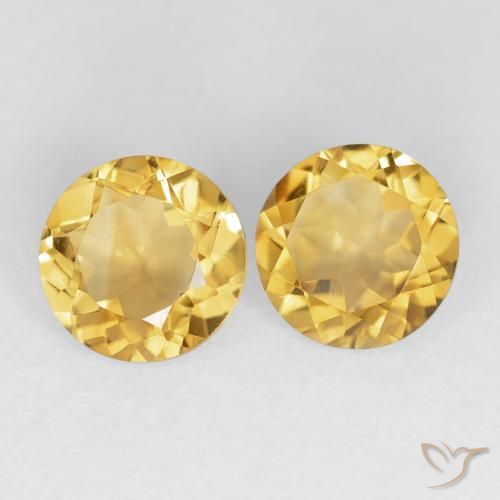 Shop natural 3.25ct ミディアムゴールデン シトリン gems, ラウンド, from ブラジル at GemSelect. In stock, global shipping!