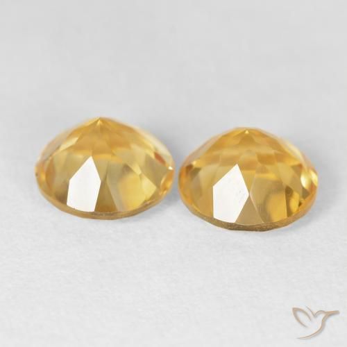 Shop natural 3.70ct ミディアムゴールド シトリン gems, ラウンド, from ブラジル at GemSelect. In stock, global shipping!