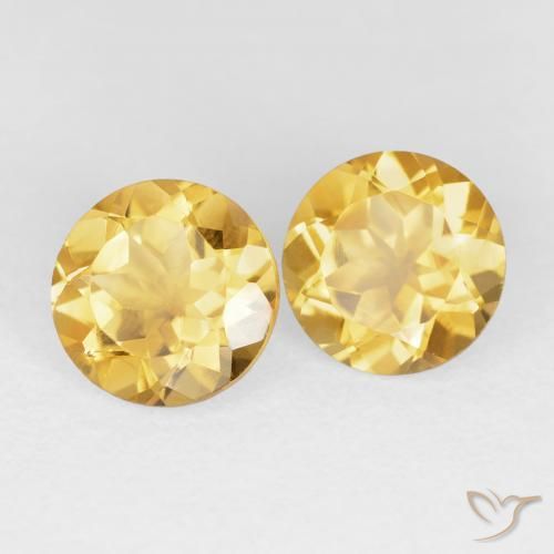 Shop natural 3.69ct 明るいゴールド シトリン gems, ラウンド, from ブラジル at GemSelect. In stock, global shipping!