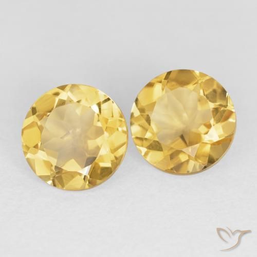 Shop natural 3.76ct ミディアムゴールド シトリン gems, ラウンド, from ブラジル at GemSelect. In stock, global shipping!