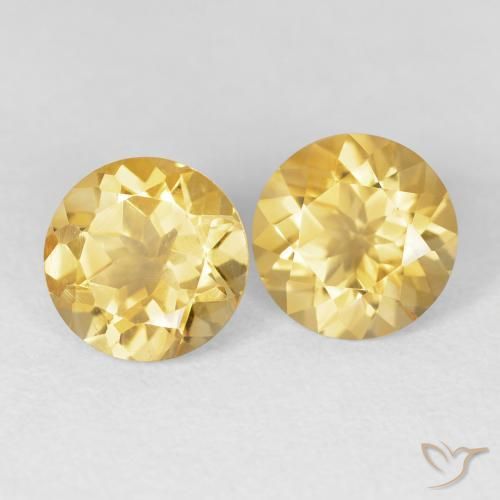 Shop natural 3.68ct ゴールド シトリン gems, ラウンド, from ブラジル at GemSelect. In stock, global shipping!