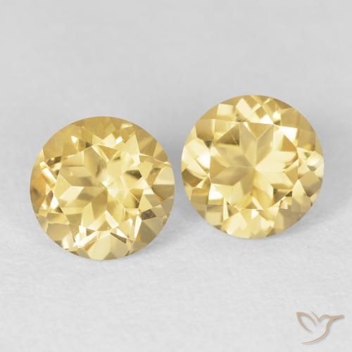 Shop natural 2.72ct 薄いゴールド シトリン gems, ラウンド, from ブラジル at GemSelect. In stock, global shipping!