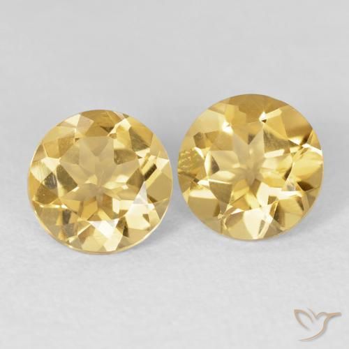 Shop natural 3.45ct ゴールド シトリン gems, ラウンド, from ブラジル at GemSelect. In stock, global shipping!