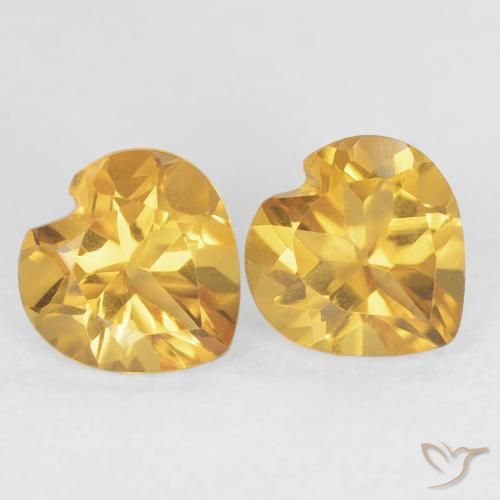 Shop natural 1.42ct 濃いゴールデンオレンジ シトリン gems, 心臓, from ブラジル at GemSelect. In stock, global shipping!