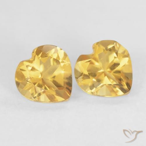 Shop natural 0.88ct ゴールド シトリン gems, 心臓, from ブラジル at GemSelect. In stock, global shipping!