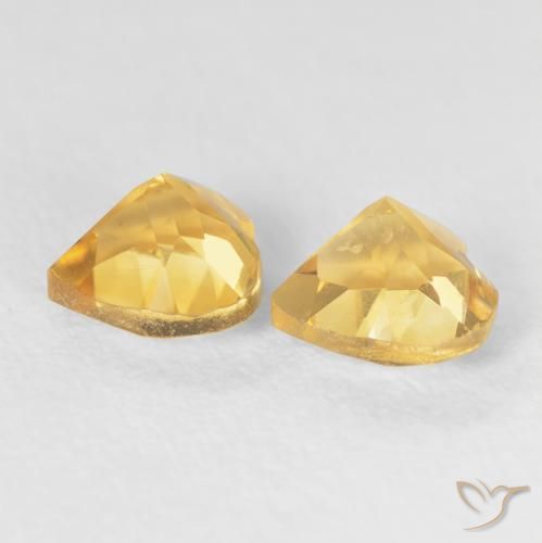 Shop natural 1.49ct ミディアムゴールド シトリン gems, 心臓, from ブラジル at GemSelect. In stock, global shipping!