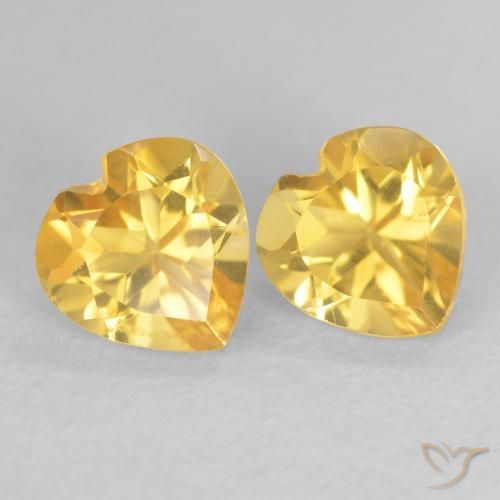 Shop natural 1.58ct ゴールドオレンジ シトリン gems, 心臓, from ブラジル at GemSelect. In stock, global shipping!
