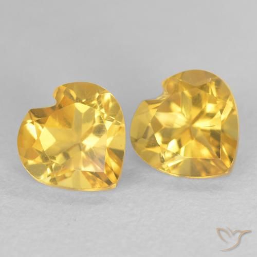 Shop natural 1.56ct ゴールドオレンジ シトリン gems, 心臓, from ブラジル at GemSelect. In stock, global shipping!