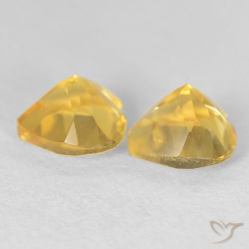 Shop natural 1.56ct ゴールドオレンジ シトリン gems, 心臓, from ブラジル at GemSelect. In stock, global shipping!