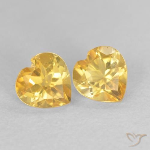 Shop natural 0.90ct ゴールド シトリン gems, 心臓, from ブラジル at GemSelect. In stock, global shipping!