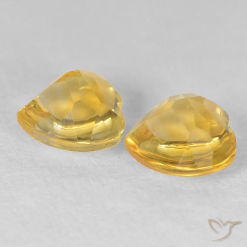 Shop natural 1.60ct ゴールドオレンジ シトリン gems, 心臓, from ブラジル at GemSelect. In stock, global shipping!