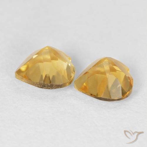 Shop natural 1.43ct ゴールド シトリン gems, 心臓, from ブラジル at GemSelect. In stock, global shipping!