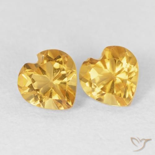 Shop natural 0.95ct ゴールド シトリン gems, 心臓, from ブラジル at GemSelect. In stock, global shipping!