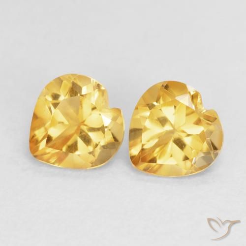 Shop natural 1.47ct トップゴールド シトリン gems, 心臓, from ブラジル at GemSelect. In stock, global shipping!