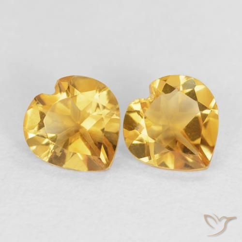 Shop natural 1.14ct ゴールド シトリン gems, 心臓, from ブラジル at GemSelect. In stock, global shipping!
