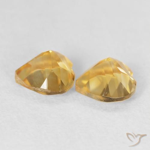 Shop natural 1.48ct ゴールド シトリン gems, 心臓, from ブラジル at GemSelect. In stock, global shipping!