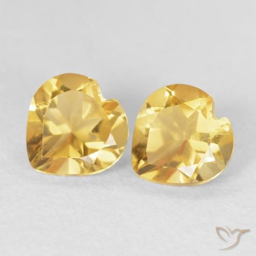 Shop natural 1.59ct ゴールド シトリン gems, 心臓, from ブラジル at GemSelect. In stock, global shipping!