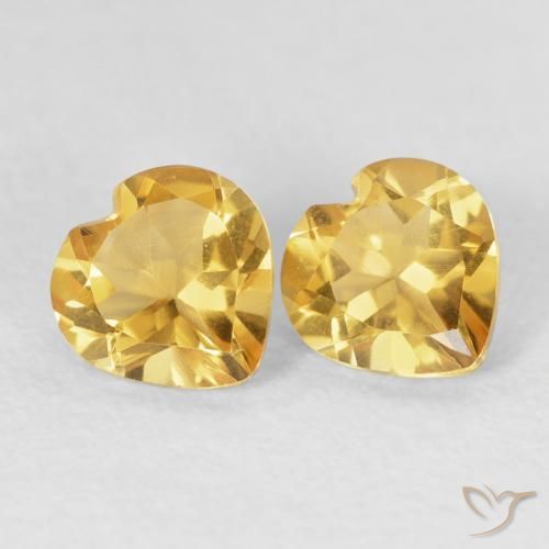 Shop natural 1.59ct ゴールド シトリン gems, 心臓, from ブラジル at GemSelect. In stock, global shipping!
