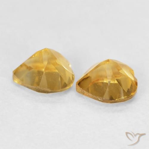Shop natural 0.88ct ゴールド シトリン gems, 心臓, from ブラジル at GemSelect. In stock, global shipping!