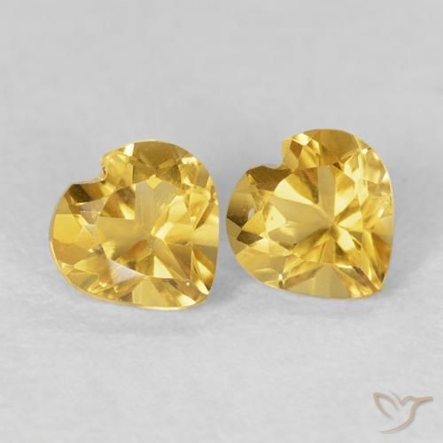 Shop natural 0.94ct ゴールド シトリン gems, 心臓, from ブラジル at GemSelect. In stock, global shipping!