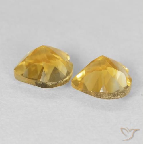 Shop natural 1.47ct 濃いゴールド シトリン gems, 心臓, from ブラジル at GemSelect. In stock, global shipping!