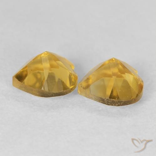 Shop natural 1.52ct 濃いゴールド シトリン gems, 心臓, from ブラジル at GemSelect. In stock, global shipping!