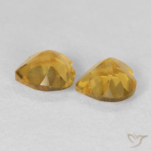 Shop natural 1.42ct ミディアムゴールド シトリン gems, 心臓, from ブラジル at GemSelect. In stock, global shipping!