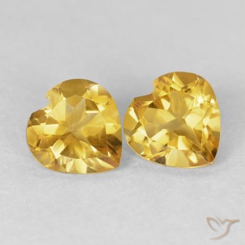 Shop natural 1.30ct ゴールド シトリン gems, 心臓, from ブラジル at GemSelect. In stock, global shipping!