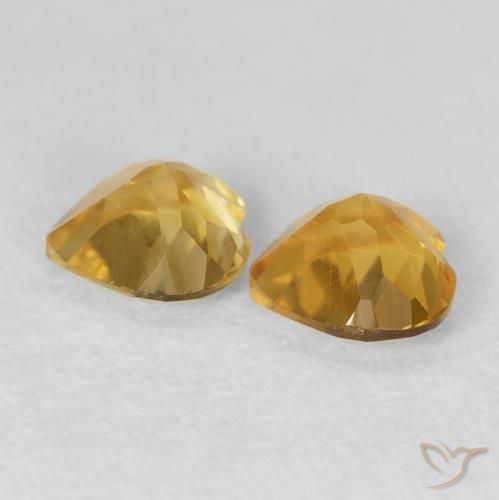 Shop natural 1.30ct ゴールド シトリン gems, 心臓, from ブラジル at GemSelect. In stock, global shipping!