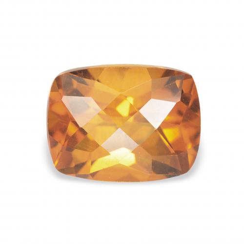 1.50ct 天然 ダークオレンジ シトリン, クッション, VVS