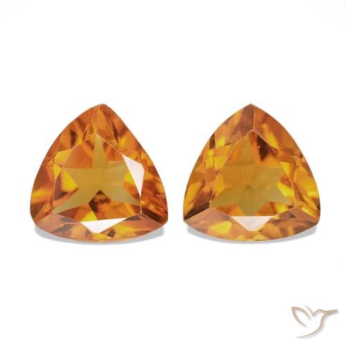 Shop natural 0.88ct ミディアムオレンジ シトリン gems, トリリオン, from ブラジル at GemSelect. In stock, global shipping!