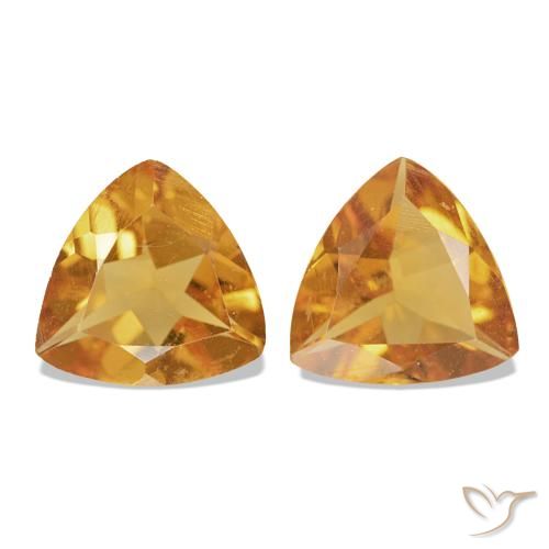 Shop natural 1.02ct ディープオレンジ シトリン gems, トリリオン, from ブラジル at GemSelect. In stock, global shipping!