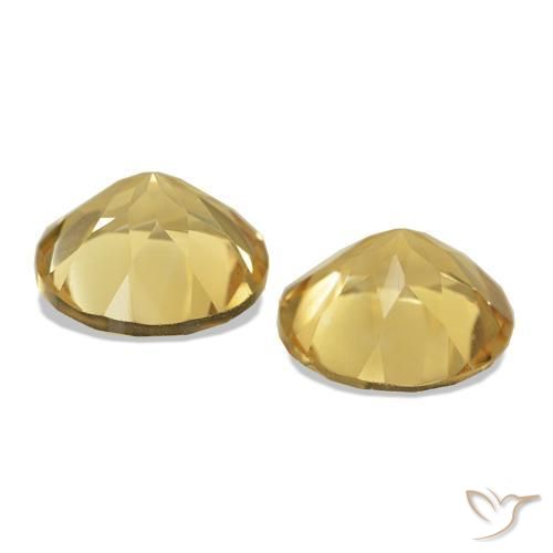 Shop natural 2.33ct 薄いゴールド シトリン gems, ラウンドカット, from ブラジル at GemSelect. In stock, global shipping!