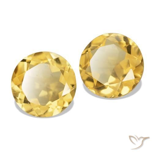 Shop natural 2.29ct 薄いゴールド シトリン gems, ラウンドカット, from ブラジル at GemSelect. In stock, global shipping!