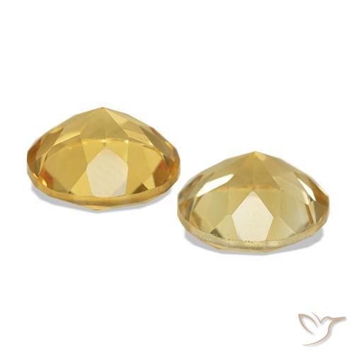 Shop natural 2.29ct 薄いゴールド シトリン gems, ラウンドカット, from ブラジル at GemSelect. In stock, global shipping!