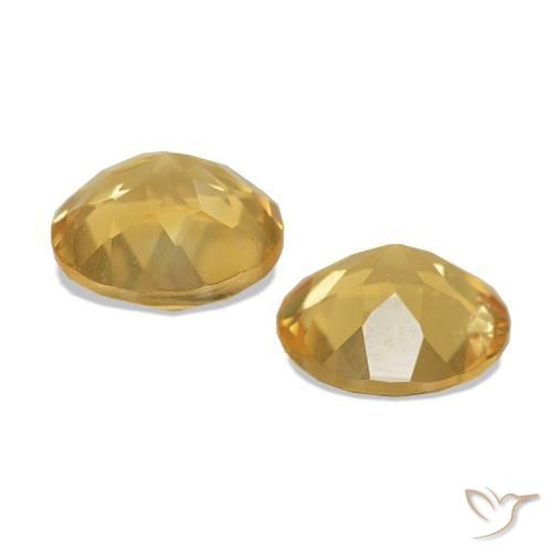 Shop natural 2.10ct ミディアムゴールデン シトリン gems, ラウンドカット, from ブラジル at GemSelect. In stock, global shipping!