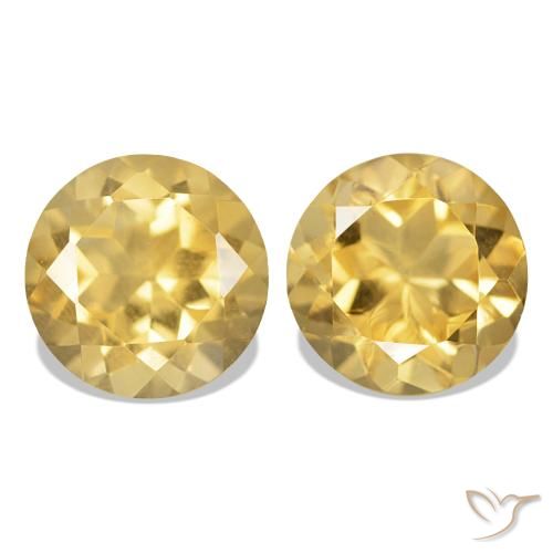 Shop natural 2.66ct ライトゴールド シトリン gems, ラウンドカット, from ブラジル at GemSelect. In stock, global shipping!