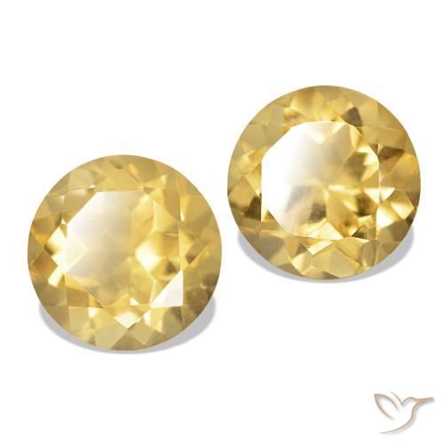 Shop natural 2.66ct ライトゴールド シトリン gems, ラウンドカット, from ブラジル at GemSelect. In stock, global shipping!