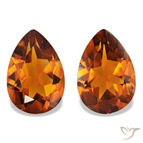 自然派の商品を探す 3.32ct Medium Dark-Orange シトリン 宝石, 洋梨の形, ブラジル からGemSelectで. 在庫あり、世界各国へ発送!