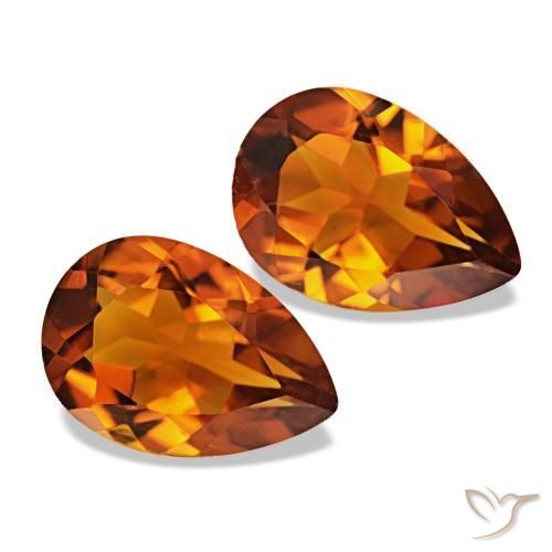 自然派の商品を探す 3.32ct Medium Dark-Orange シトリン 宝石, 洋梨の形, ブラジル からGemSelectで. 在庫あり、世界各国へ発送!