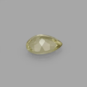 0.51カラットの天然グリーン/ピンクカラーチェンジダイアスポア（6.2×4.6 mm・洋梨の形）