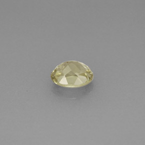 0.59カラットの天然グリーン/ピンクカラーチェンジダイアスポア（5.6×4.6 mm・オーバルカット）