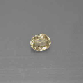 0.47カラットの天然グリーン/ピンクカラーチェンジダイアスポア（5.4×4.5 mm・オーバルカット）