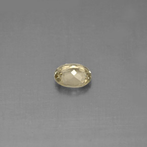 0.47カラットの天然グリーン/ピンクカラーチェンジダイアスポア（5.4×4.5 mm・オーバルカット）