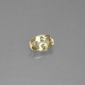0.54カラットの天然グリーン/ピンクカラーチェンジダイアスポア（6.1×4.1 mm・オーバルカット）