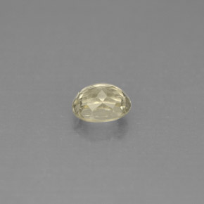 0.63カラットの天然グリーン/ピンクカラーチェンジダイアスポア（5.6×4.6 mm・オーバルカット）
