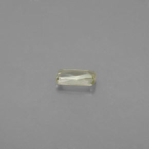 0.35カラットの天然グリーン/ピンクカラーチェンジダイアスポア（5.6×3 mm・エメラルドカット）
